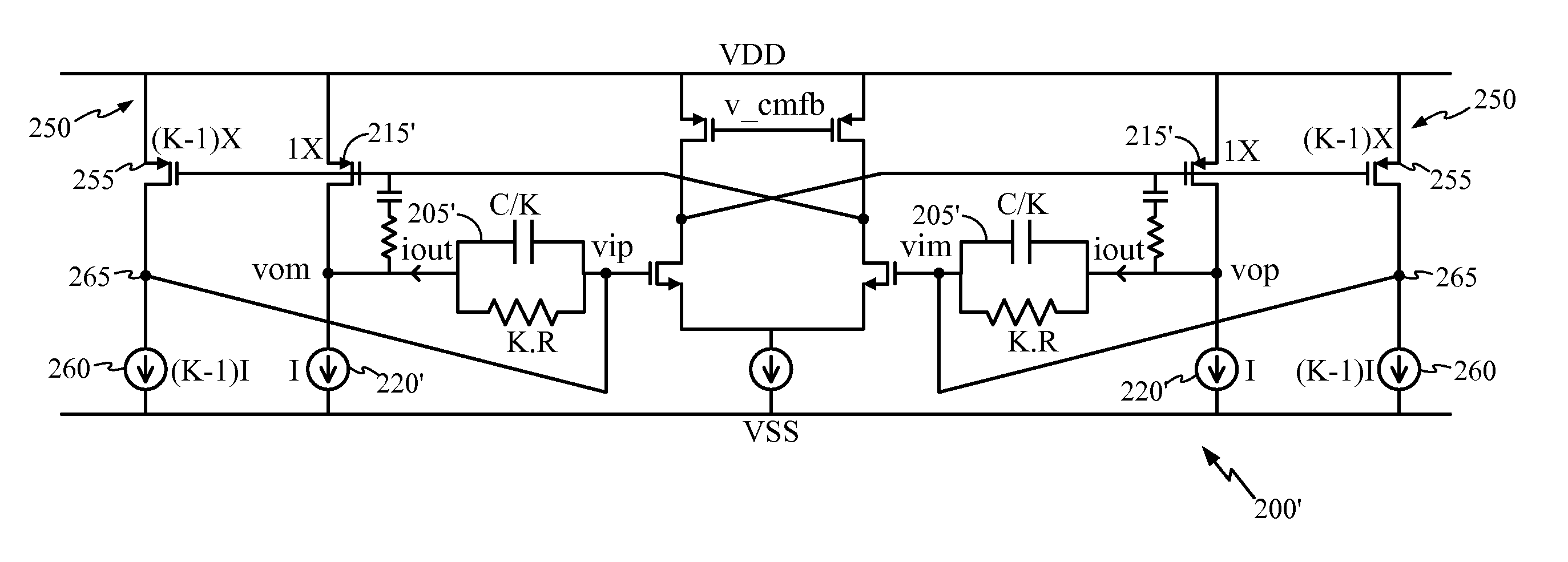 Capacitance multiplier circuit