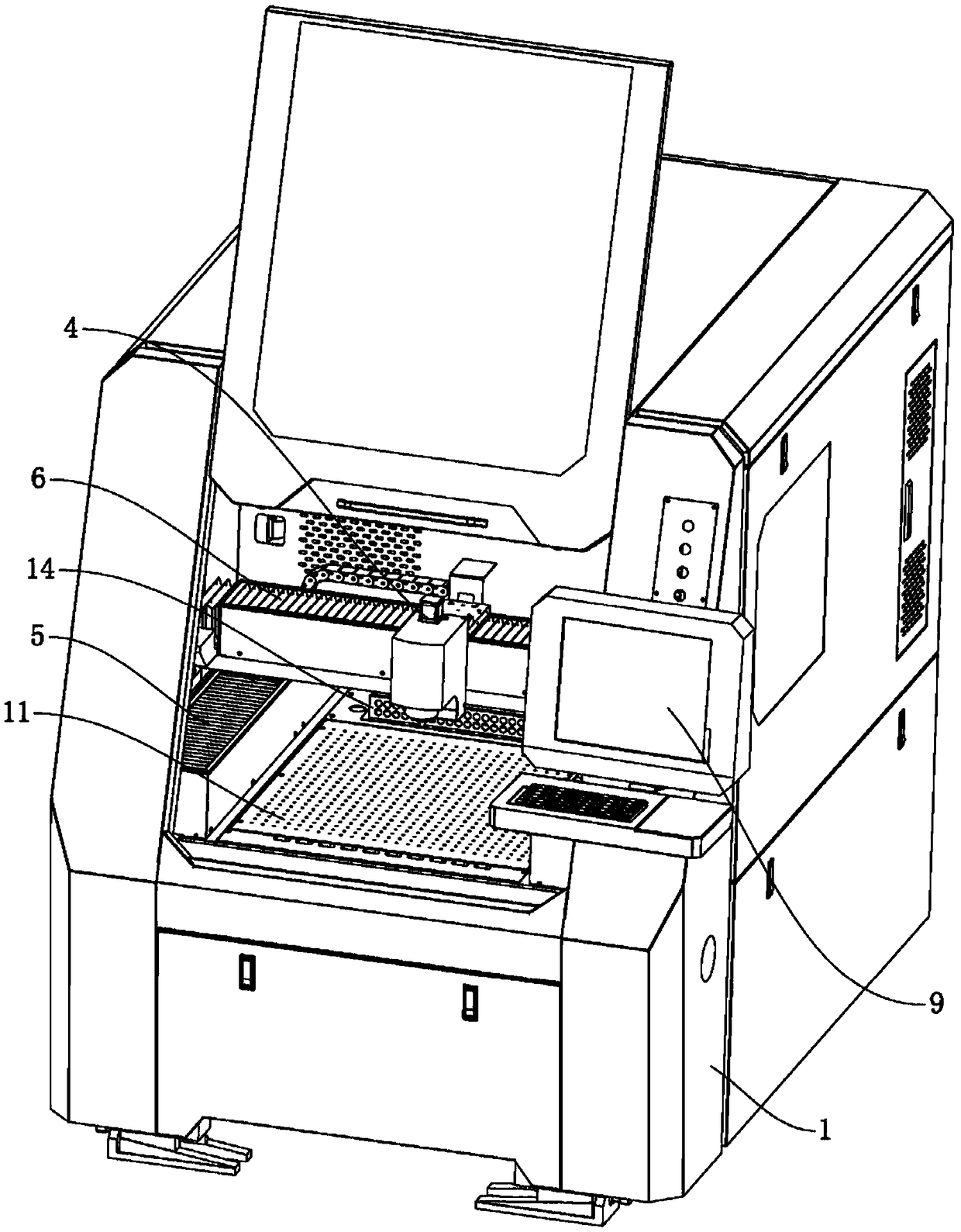 Precision laser cutting machine