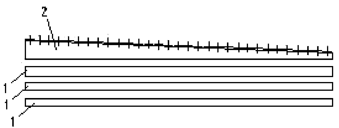 Bamboo veneer integrated panel and production technological method thereof