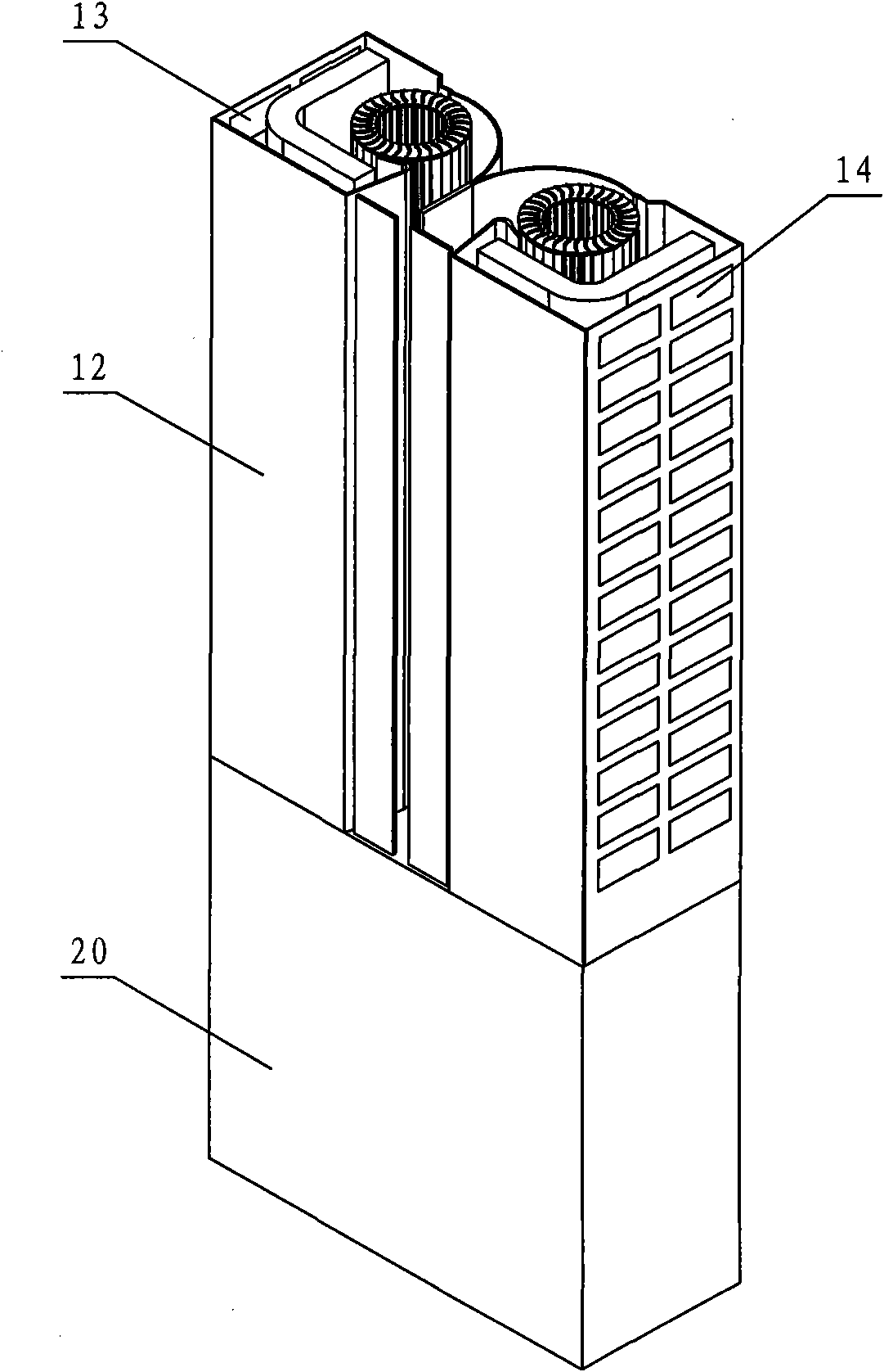 Floor type air conditioner indoor machine