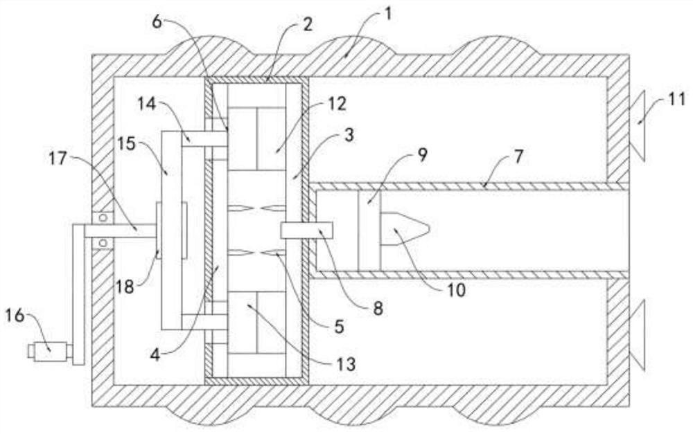 A high-efficiency window-breaking hammer for new energy buses