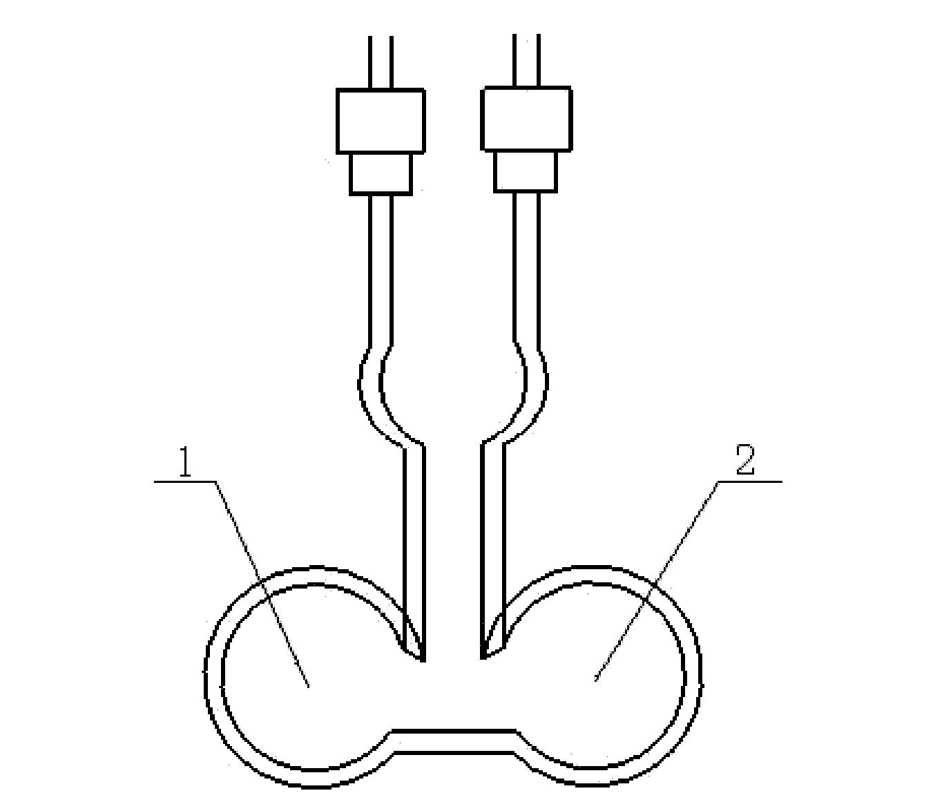 Method and device for soldering metal parts and components by adopting high-frequency induction brazing