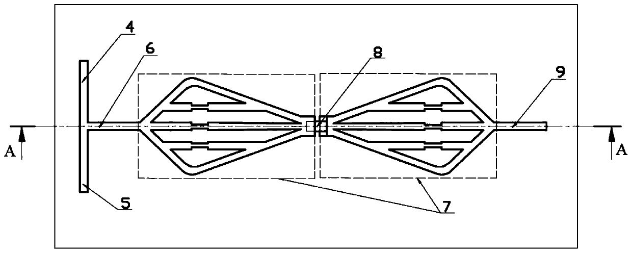 A spindle-shaped passive micro-mixer