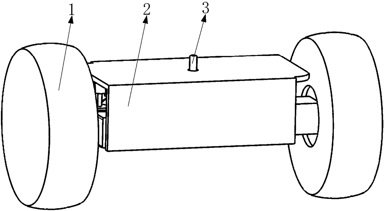 Swing arm type suspension based on bottom of automobile