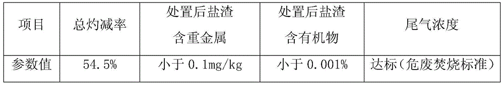 A kind of harmless treatment method of industrial waste salt slag