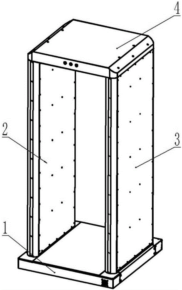 Novel fast-assembling dual-mode system security door