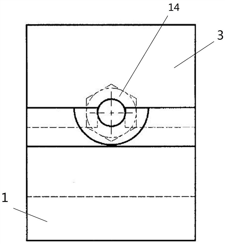 Double-shear tool and broken part taking-out tool for double-shear tool