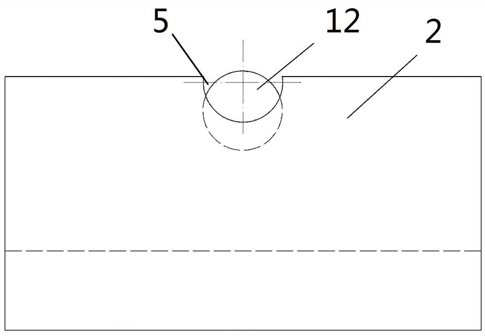 Double-shear tool and broken part taking-out tool for double-shear tool