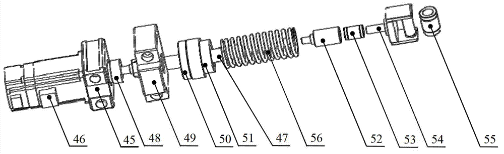 Planar continuous loading testing device for numerical-control movable worktable