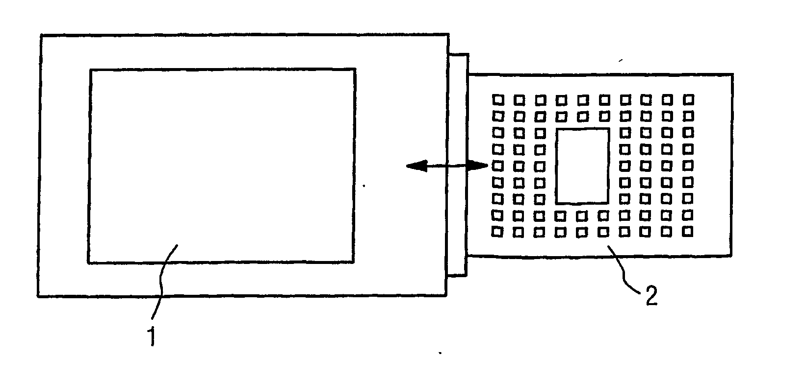 Method for contacting at least one module for a wireless radio standards by means of at least one application