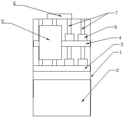 Intelligent measurement cabinet for rod position of control rod driving mechanism