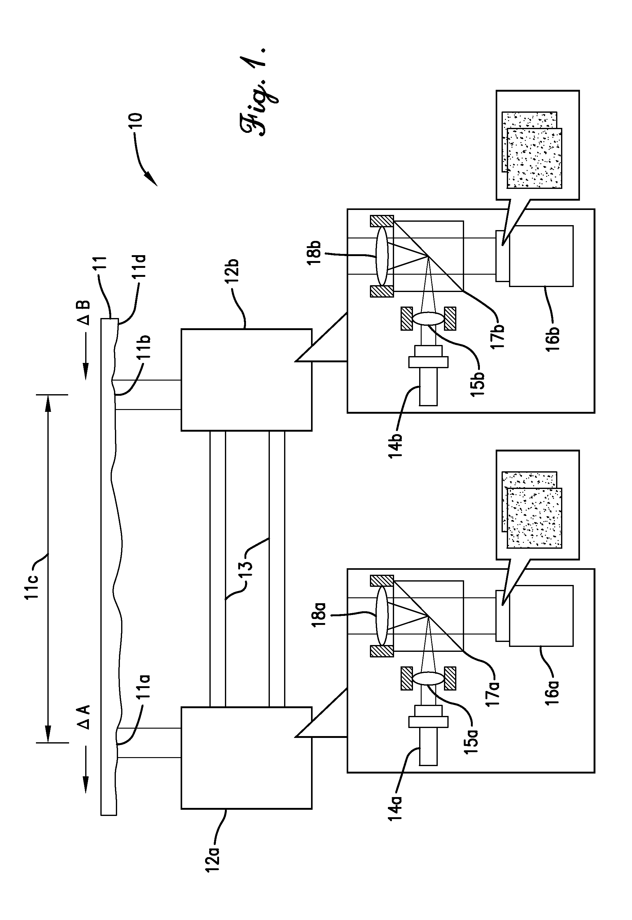 Portable high-resolution non-contact modular sensor for surface strain measurement