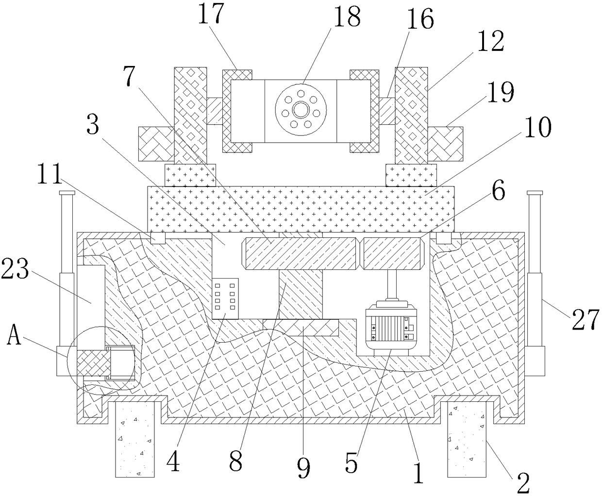 Smart home control main unit with adjustment function