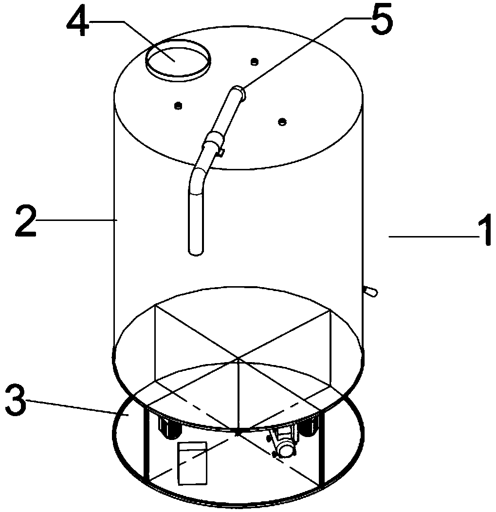 Composting reactor for quickly, efficiently and harmlessly treating livestock manure