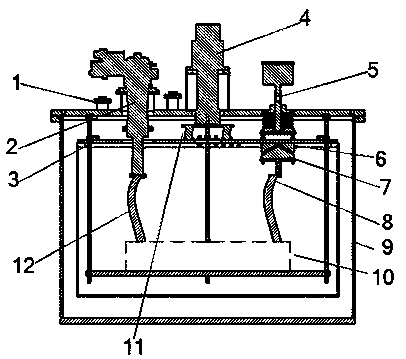 Movable self-positioning rapid cooling mechanical switch for direct-cooling magnet and cooling method