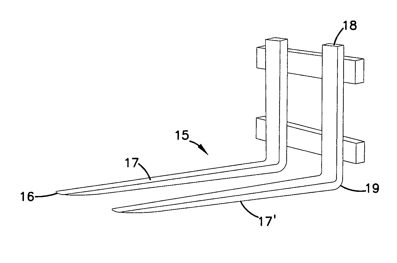 Fork lift attachment, and methods