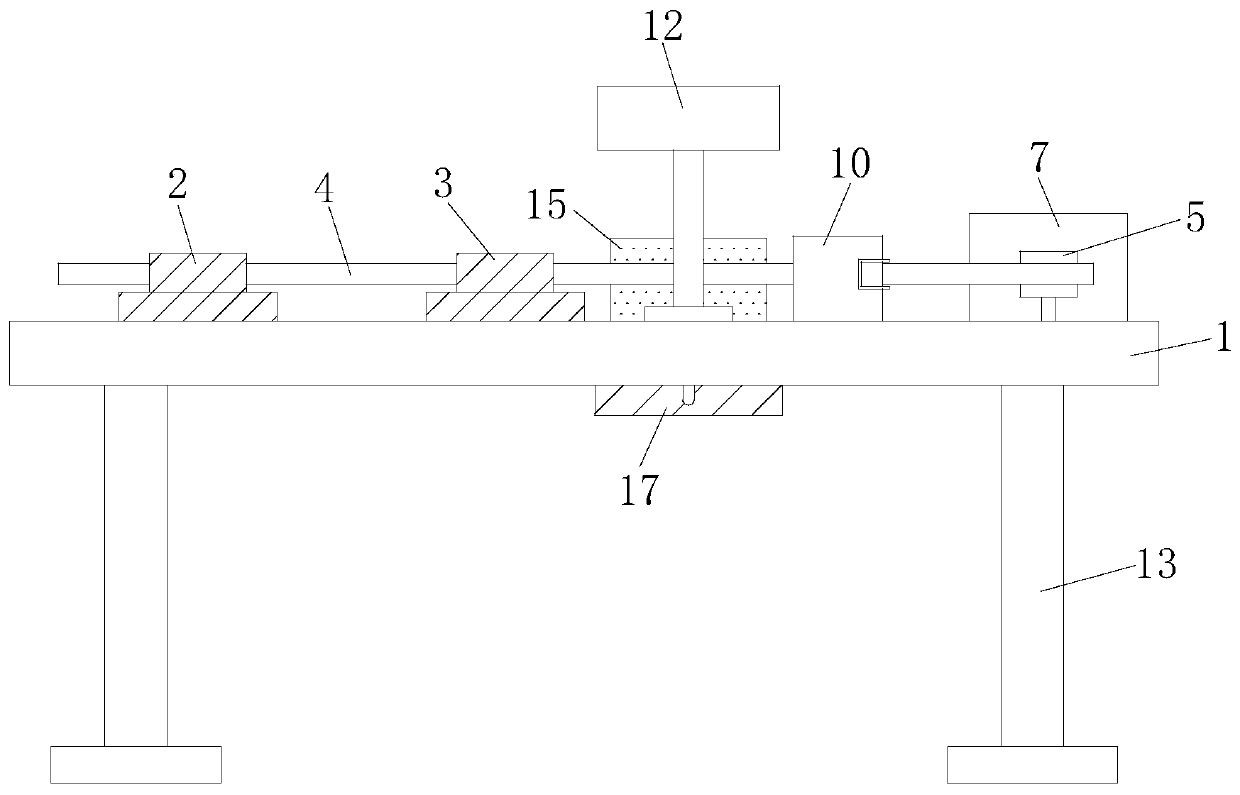 Hardware steel bar bending device