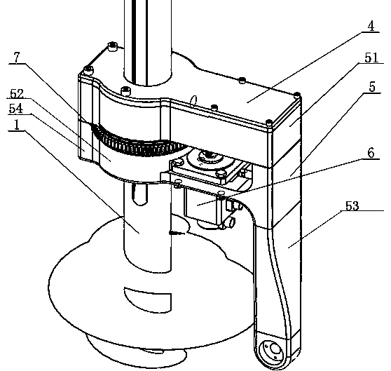 Rock-soil sample drilling device for geological exploration