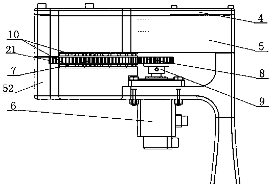 Rock-soil sample drilling device for geological exploration