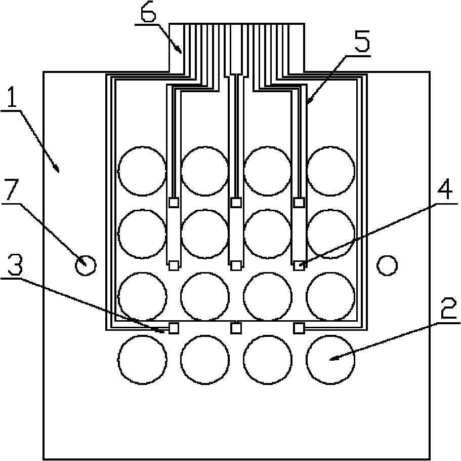 Transient temperature distribution sensor in fuel cell