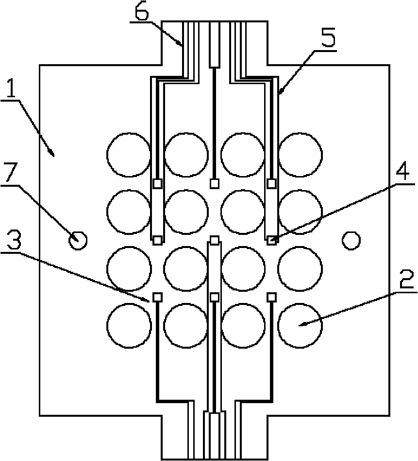 Transient temperature distribution sensor in fuel cell