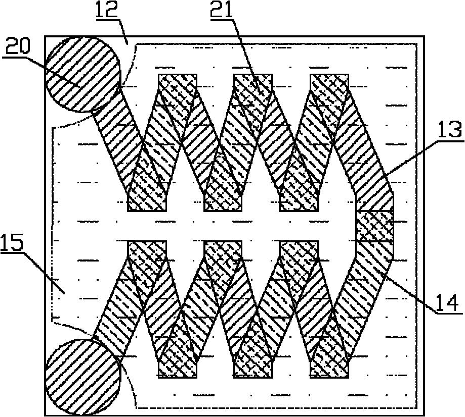 Transient temperature distribution sensor in fuel cell