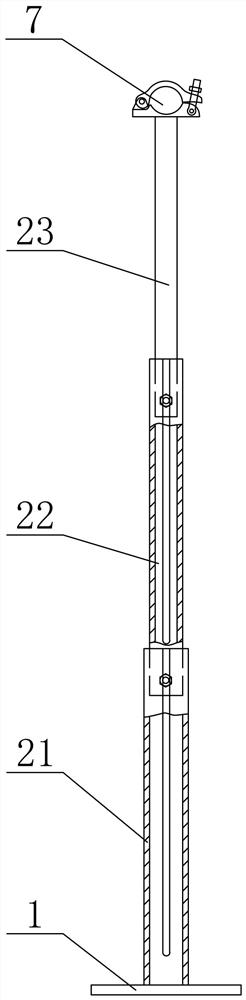 High-temperature heating furnace temperature sensor distribution device and metering calibration method thereof