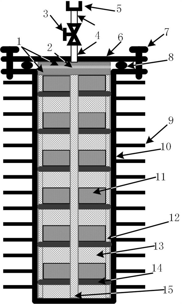 A kind of manufacturing method of metal hydride hydrogen storage tank