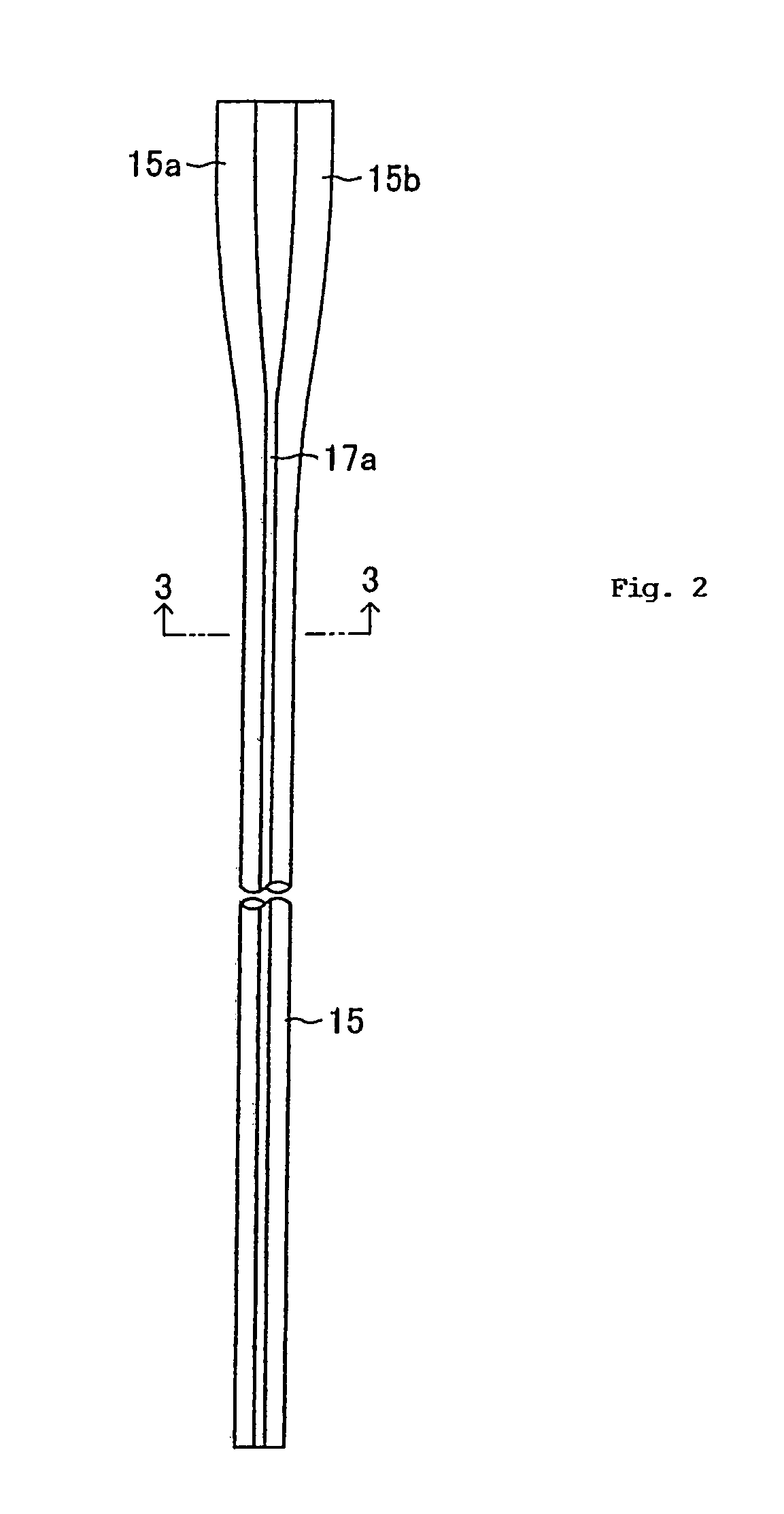 Dual-lumen catheter with contrastradiography sections to identify the lumens