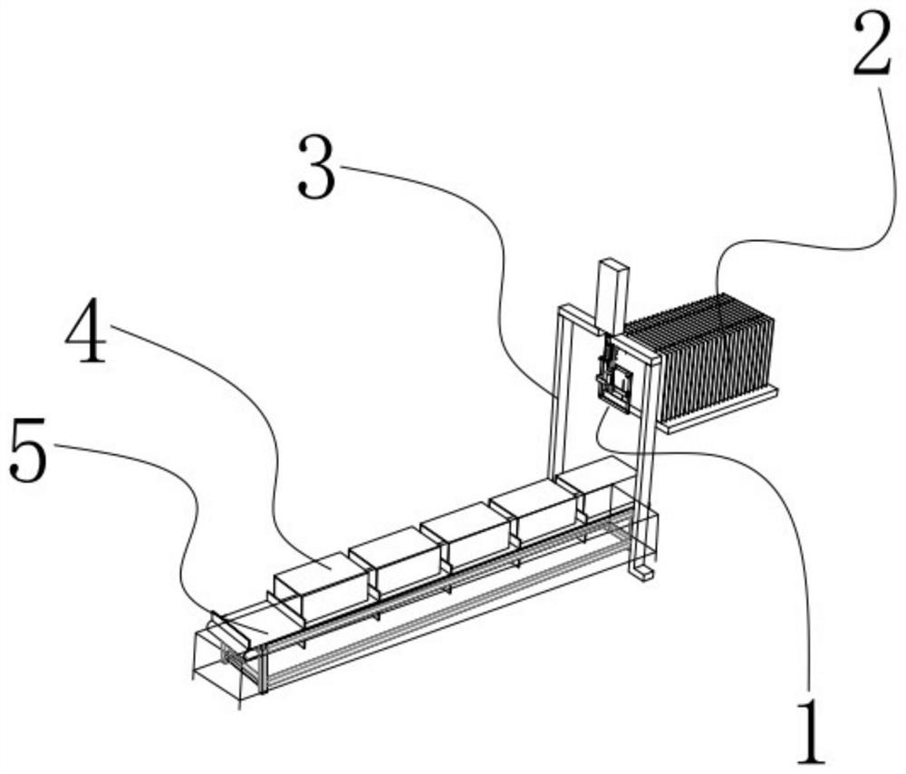 Box opening system with height rapid adjusting function and box opening method thereof