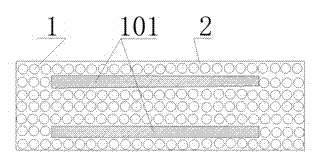 Polyurethane composite material special-shaped section for glass curtain wall and forming method