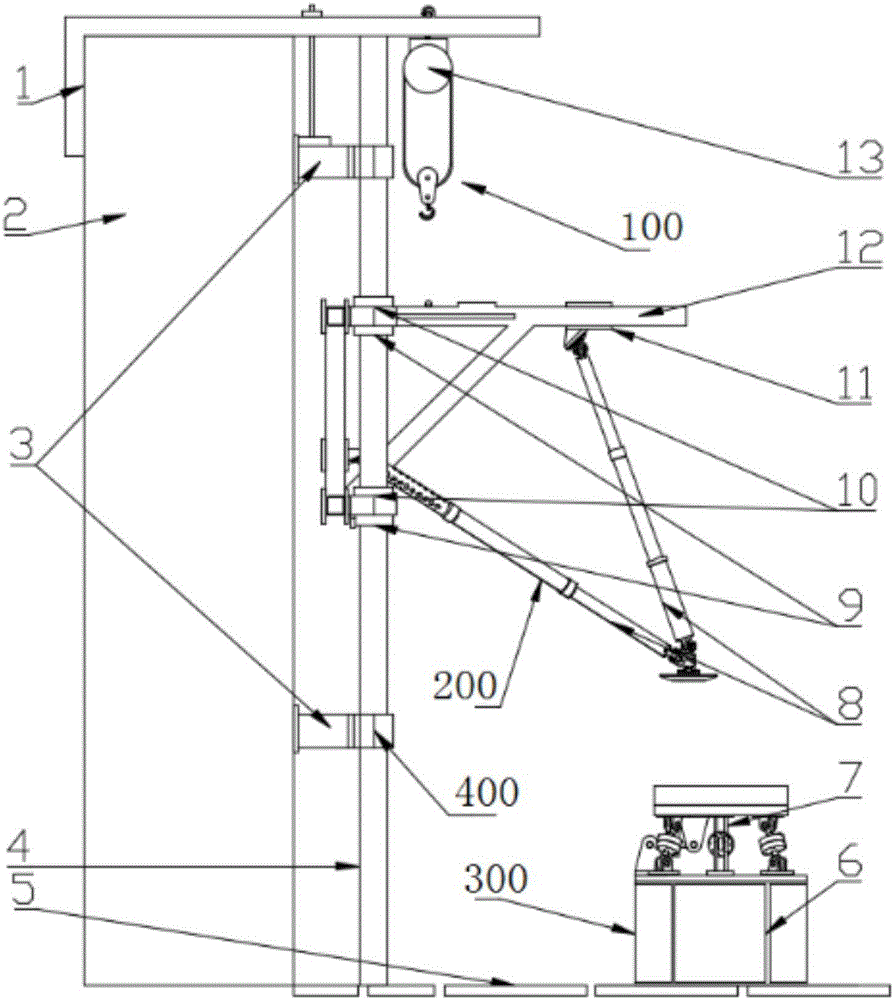 Drop test device and drop test method of lander landing gear