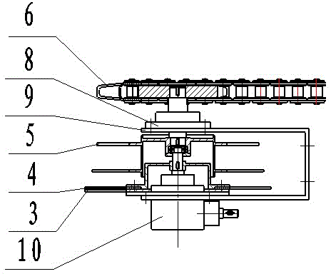 Feeding device of row-alignment-free corn harvester header