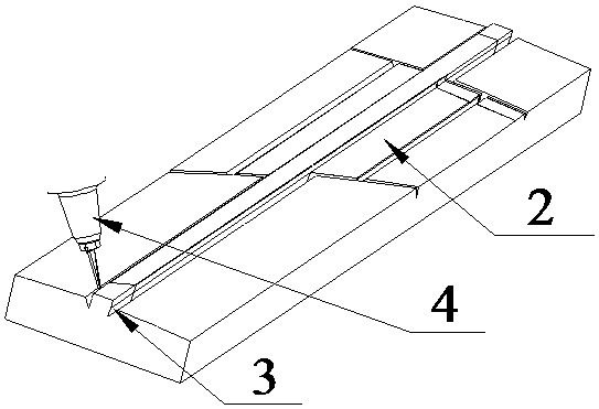 Long and narrow girder honeycomb core part machining method