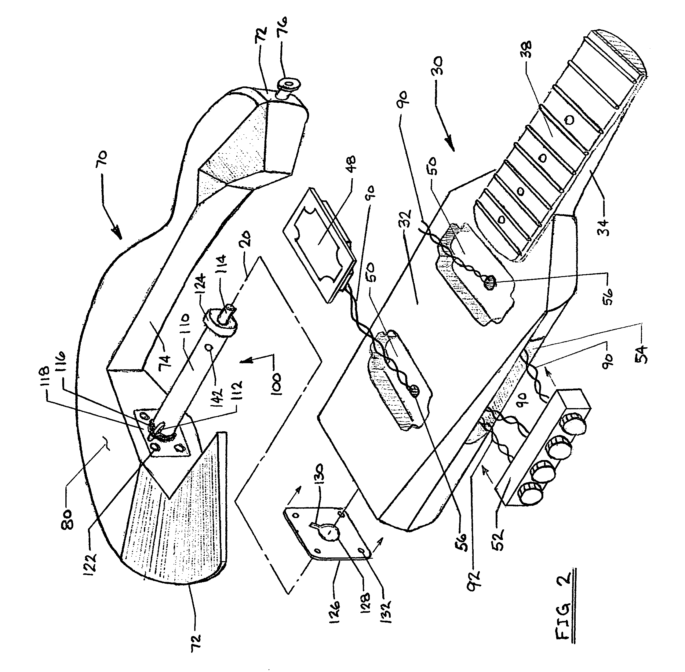 User-adjustable ergonomic stringed musical instrument