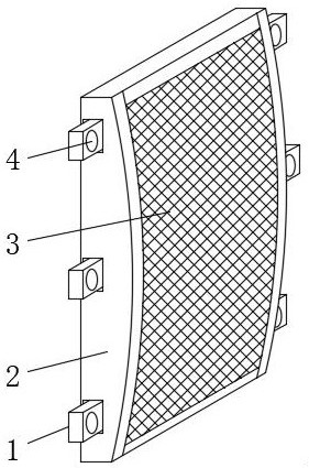 High-efficiency environment-friendly metal screen plate etching process method