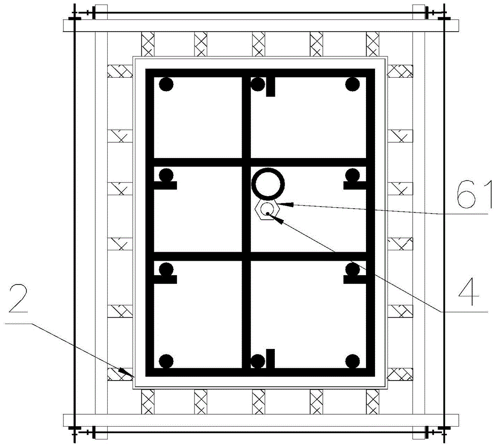 Vibration rod guiding device