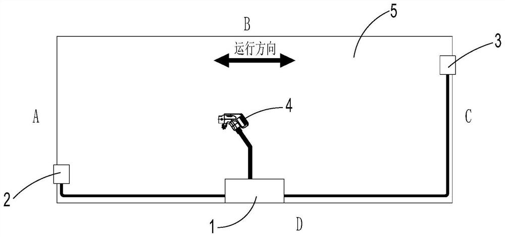 Charging system for parking facilities and mobile parking facilities