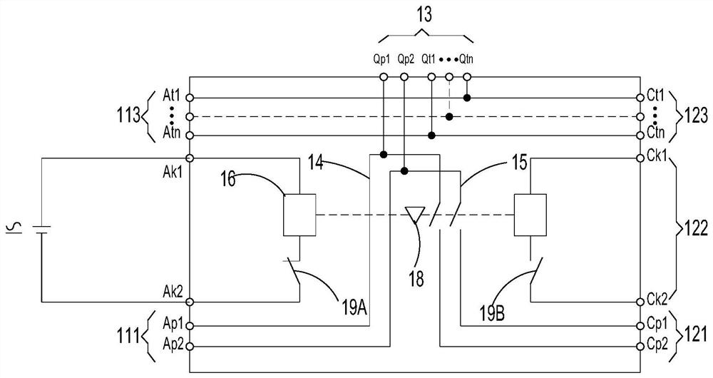 Charging system for parking facilities and mobile parking facilities