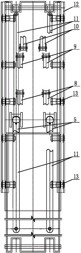 Large mining height triangular hydraulic support