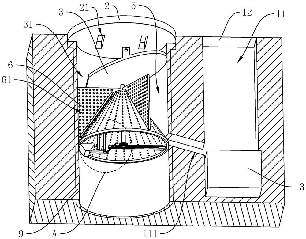 Municipal engineering drainage structure