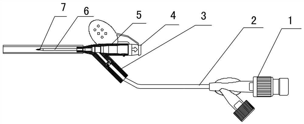 Infusion indwelling needle