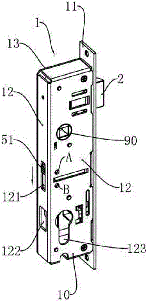 Lock with tongue adjustment mechanism