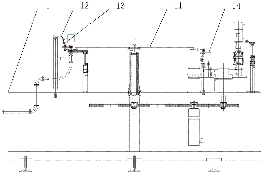 A production line for glass bottle infusion