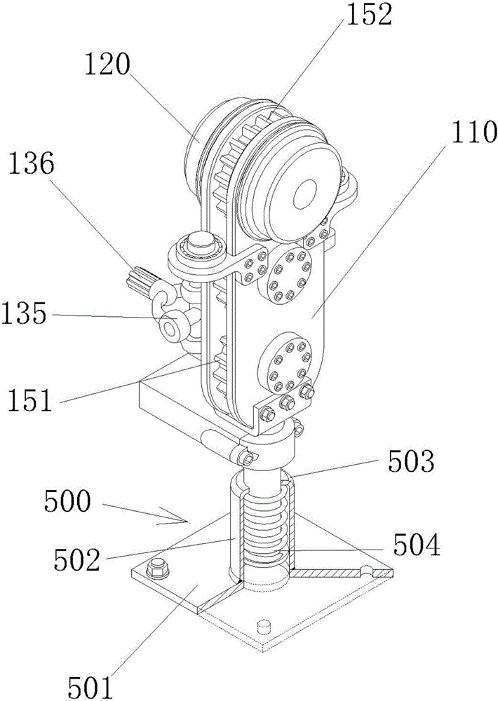 Electric car driving and hanging device