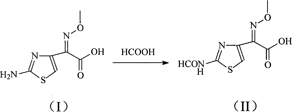 Cefepime hydrochloride compound prepared by new synthetic method