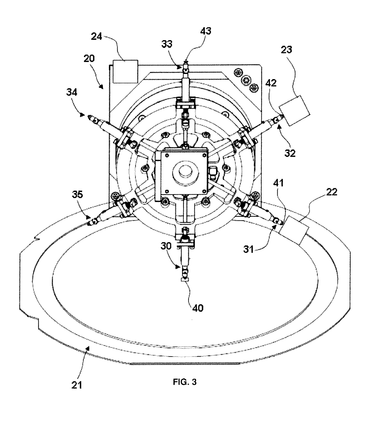 Transfer system for flipping and multiple checking of electronic devices