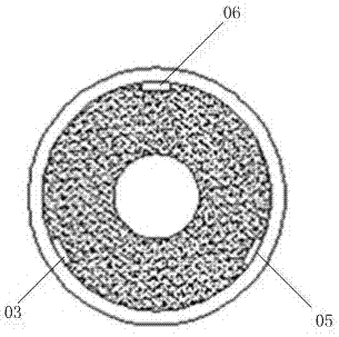 Solid engine adhesion interface loaded state monitoring device