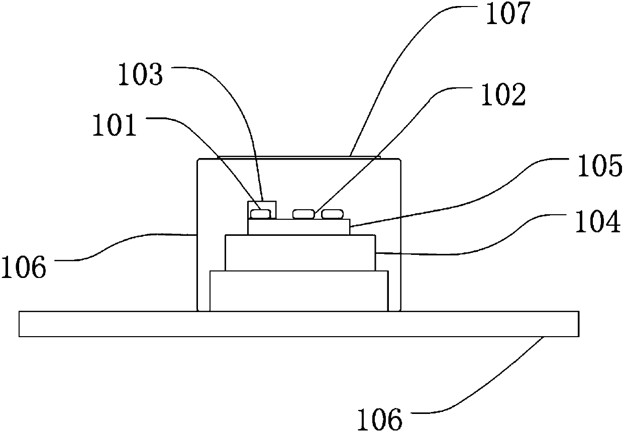 Photon detector calibration device and calibration method based on infrared railway vehicle detection