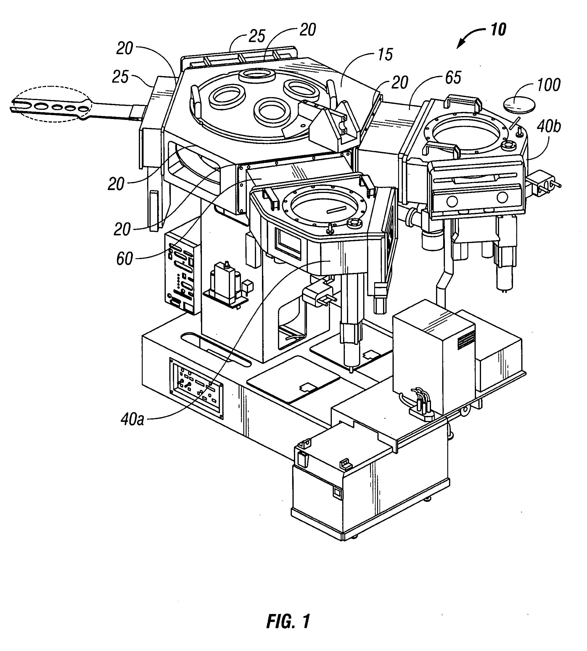 Integral facet cryopump, water vapor pump, or high vacuum pump